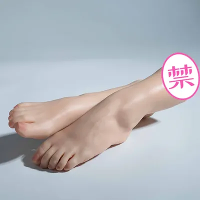 Piede per la pratica delle unghie nuovo arrivo piedi in Silicone femminile modello manichino Fetish del piede per scarpe da lavoro calzini espositore per gioielli TGM1
