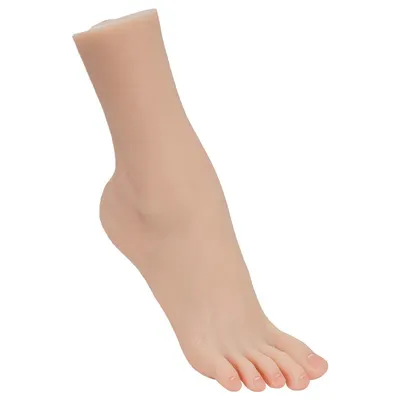 Modello di piede in Silicone simulazione femminile piedi di pratica del chiodo piedi di manichino Fetish per scarpe da fotografia Display di gioielli TG3925