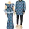Mode Afrikanische Druck Kleidung für Paar Liebhaber Männer der Dashiki Hemd und Frauen Röcke Set Paar Kleidung für Hochzeit WYQ985