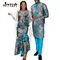Afrikanische Kleidung für Paare 2 Stück Set Afrikanische Dresse für Frauen und Dashiki Männer Outfits Mode Afrikanische Liebhaber Kleidung WYQ608