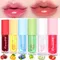 Color Changing Lip Glaze Color Fruit Flavor Moisturizer Lipstick Korean Makeup Product Nourishing Long Lasting Beauty Cosmetics