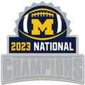 "WinCraft Michigan Wolverines College Football Playoff 2023 pin de collection des champions nationaux"