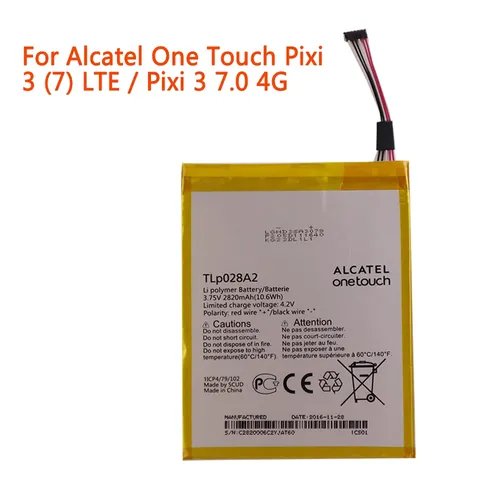 Hochwertiger tlp028a2 Ersatz akku für Alcatel One Touch Pixi 3 (7) lte/Pixi 3 2. 0 4g 7,0 mah Smartphone-Akku