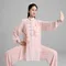 Tai Chi Kleidung Frauen Wushu Kleidung Kung Fu Wettbewerb Kleidung Kampfkunst Uniform Falten Kostenloser Hand Gemalt 2022 Rosa