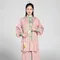 Tai Chi Kleidung Frauen Wushu Kleidung Kung Fu Wettbewerb Kleidung Kampfkunst Uniform Falten Kostenloser 2022 Rosa Freies Verschiffen