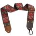 2 Pack Embroidered Guitar Strap Guitar+strap Classical Guitar Strap Strap for Electric Guitar Guitar Strap