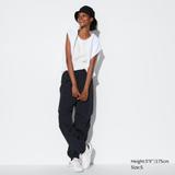 Women's Parachute Pants (Tall) with Quick-Drying | Black | Large | UNIQLO US