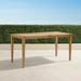 Chevron Teak Expandable Bar Table - Frontgate