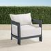 Porticello Lounge Chair in Matte Black Aluminum - Black - Frontgate