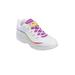 Extra Wide Width Women's Romy Walking Sneaker by Easy Spirit in White Rainbow (Size 7 1/2 WW)