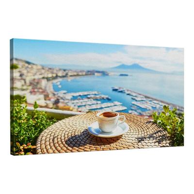 Elephant Stock 39" x 26" Coffee at Naples Canvas Wall Art