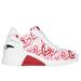 Skechers Women's Mark Nason x JGoldcrown: A Wedge Sneaker | Size 10.0 | White/Red | Textile/Leather