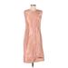 MARNI Casual Dress - Party Crew Neck Sleeveless: Pink Print Dresses - Women's Size 42