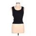 Champion Active Tank Top: Black Solid Activewear - Women's Size Large