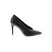 Christian Siriano for Payless Heels: Pumps Stilleto Minimalist Black Solid Shoes - Women's Size 8 - Pointed Toe