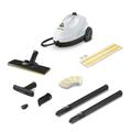 Kärcher Steam Cleaner SC 2 EasyFix, Steam pressure: 3.2bar, Heating time: 6.5min., Output: 1500 W, Cleaning performance: 75m², Tank: 1L, with EasyFix floor cleaning kit, nozzles and microfibre cover