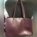 Coach Bags | Beautiful Burgundy Authentic Coach Tote | Color: Red | Size: Os