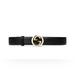 Gucci Accessories | Gucci Women’s Belt With Interlocking G Buckle Color: Black Size: Gucci 85 | Color: Black/Gold | Size: Os