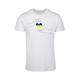 T-Shirt MERCHCODE "Herren Peace - 2 Hand Heart White Basic T-Shirt" Gr. XL, weiß (white) Herren Shirts T-Shirts