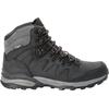 Trekkingschuh JACK WOLFSKIN "REFUGIO PRIME TEXAPORE MID M", Gr. UK 13 - EU 48, Normalschaft, grau (phantom), Oberstoff: LEDER; ;Obermaterial 2: Synthetik; Futter: Texapore Ecosphere Pro;Sole: / EVA; 100% / EVA, Schuhe