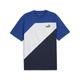 T-Shirt PUMA "PUMA POWER Colorblock Herren" Gr. M, blau (club navy blue) Herren Shirts T-Shirts
