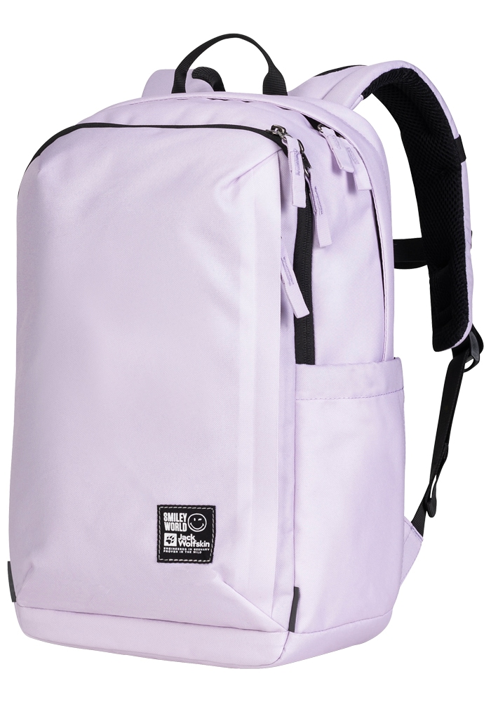 Daypack JACK WOLFSKIN "SMILEYWORLD BACKPACK", lila (pale, lavendar), Rucksäcke, Polyester Image