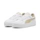 Sneaker PUMA "Carina Street Sneakers Damen" Gr. 37, weiß (white putty beige) Schuhe Sneaker