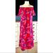 Anthropologie Dresses | Anthropologie Farm Rio Amore Red Heart Romantic Maxi Dress Nwt New Xxs | Color: Pink/Red | Size: Xxs