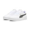 Sneaker PUMA "Carina 2.0 Animal Update Sneakers Mädchen", Kinder, Gr. 36, weiß (weiß mineral gray gold), Obermaterial: Textil, Synthetik; Futter: Textil; Innensohle: Textil; Laufsohle: Gummi, Schuhe