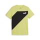 T-Shirt PUMA "PUMA POWER Jungen" Gr. 128, grün (lime sheen green) Kinder Shirts T-Shirts