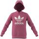 Sweatshirt ADIDAS ORIGINALS "TREFOIL HOODIE" Gr. 140, pink (pink fusion) Kinder Sweatshirts