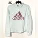 Adidas Tops | Adidas Super Soft Hoodie Nwot 2x | Color: Blue/Pink | Size: 2x