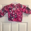Columbia Jackets & Coats | Baby Girl Reversible Columbia Light Weight Floral Jacket Size 3/6 Months | Color: Pink | Size: 3-6mb