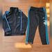 Adidas Matching Sets | Adidas Little Boys Black & Blue Track Suit | Color: Black/Blue | Size: 5b