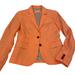 J. Crew Jackets & Coats | J. Crew Orange Coral Linen Blazer Schoolboy Jacket Size 00 J.Crew | Color: Orange | Size: 00