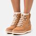 Kate Spade Shoes | Kate Spade Willow Suede Shearling Lined Wedge Hiker Booties | Color: Tan | Size: 10