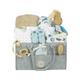 Rompibaby | Newborn Baby Boy Gift Basket, Hand Packed Hamper with Nappy Caddy, Petter Rabbit, Waffle Blanket, Clothes, Essentials & Baby Shower Gifts
