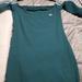 Adidas Dresses | Adidas Off The Shoulder Dress | Color: Green/White | Size: L