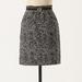 Anthropologie Skirts | Anthropologie "Painted Night Skirt" | Color: Black/White | Size: 0