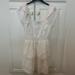 American Eagle Outfitters Dresses | American Eagle Lace Ruffle Mini Dress White Size Xs | Color: White | Size: Xs
