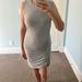 Athleta Dresses | Athleta Cool Grey Pinstripe Dress | Color: Gray | Size: M