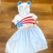 Disney Costumes | Care Bear American Flag Blue Tulle Dress New | Color: Blue | Size: Xl