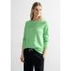 Rundhalsshirt CECIL Gr. XL (44), grün (celery green) Damen Shirts Jersey