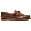 Bootsschuh TIMBERLAND "CLASSIC BOAT SHOE" Gr. 46 (12), braun (sahara) Schuhe Bootsschuh Schnürschuh Mokassin