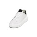 Sneaker MARC O'POLO "aus softem Kalbleder" Gr. 38, weiß (white) Damen Schuhe Sneaker