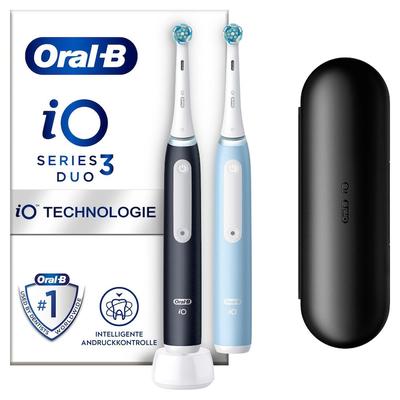 Oral-B iO 3 + 2. Handstück in Schwarz/Pink Image