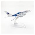 JEWOSS irplane Model Plane Toy Plane Model 1/400 Scale Alloy Aircraft Airbus A380 Malaysia Airlines 16cm Plane Model Toys Decoration