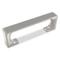 Hestia Hardware 10 Pack - Antique Silver 3-3/4 Inch Modern Cabinet Pulls, Drawer Pulls Metal in Gray | Wayfair Z11.96mm.10.SN