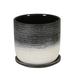 Joss & Main Keta Ceramic Planters - Contemporary Planter Set - Simple Home or Office Decor Ceramic in Gray/Black | Wayfair