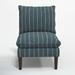 Slipper Chair - Birch Lane™ Arkport 25Cm W Cotton Slipper Chair Cotton in Blue/White/Brown | 34 H x 25 W x 35 D in | Wayfair